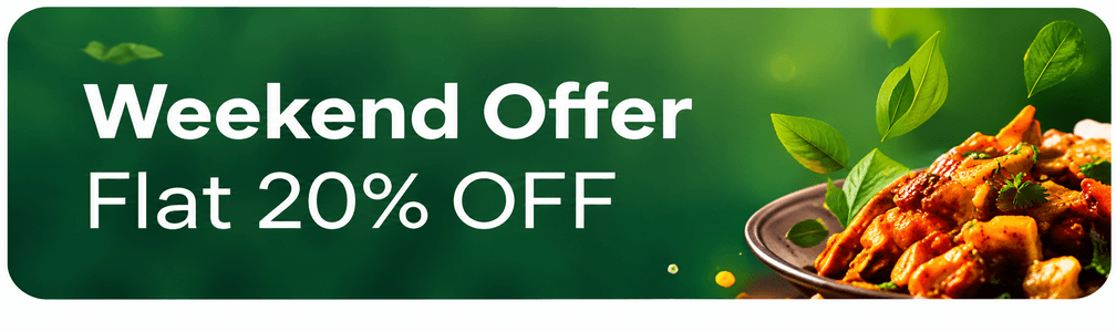 Weekend Offer — Flat 20% OFF
